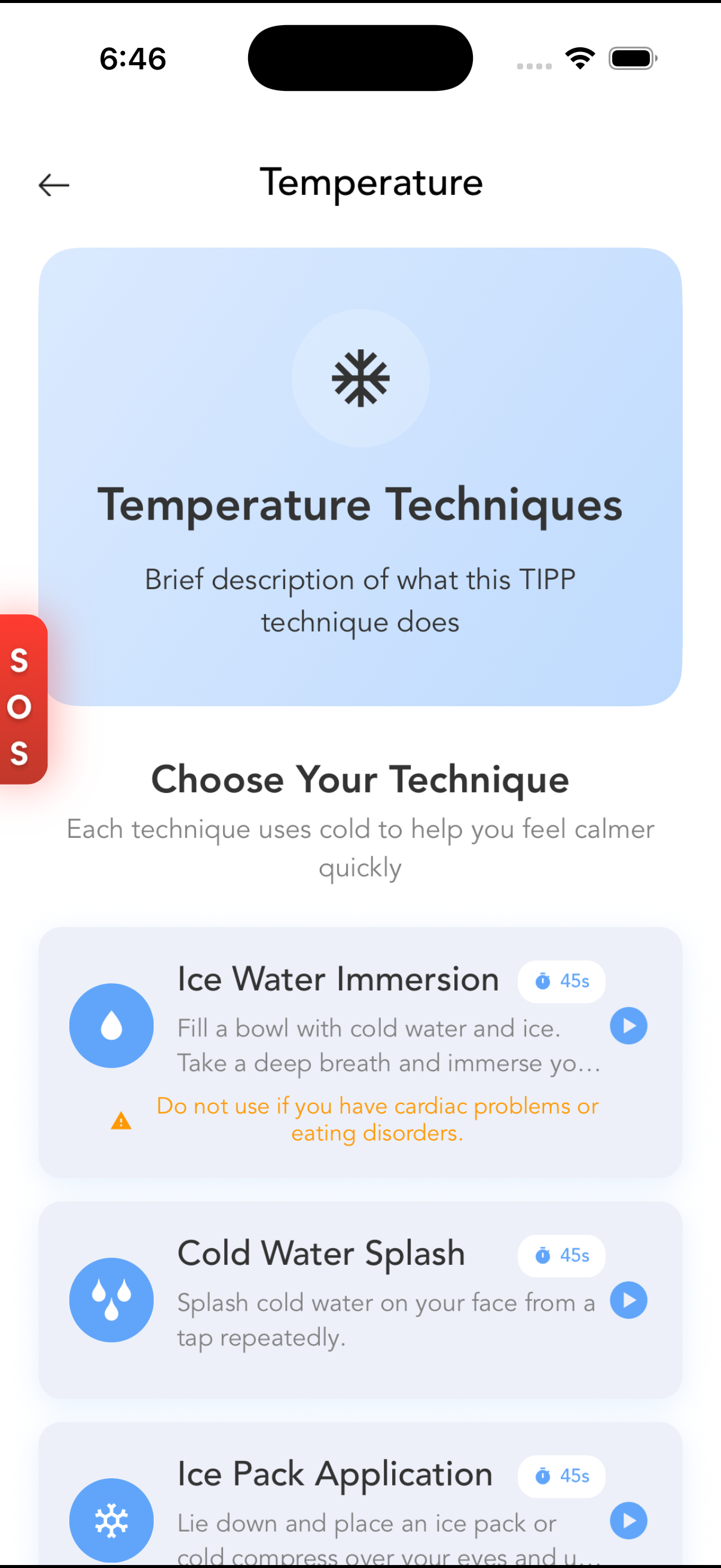 Temperature techniques